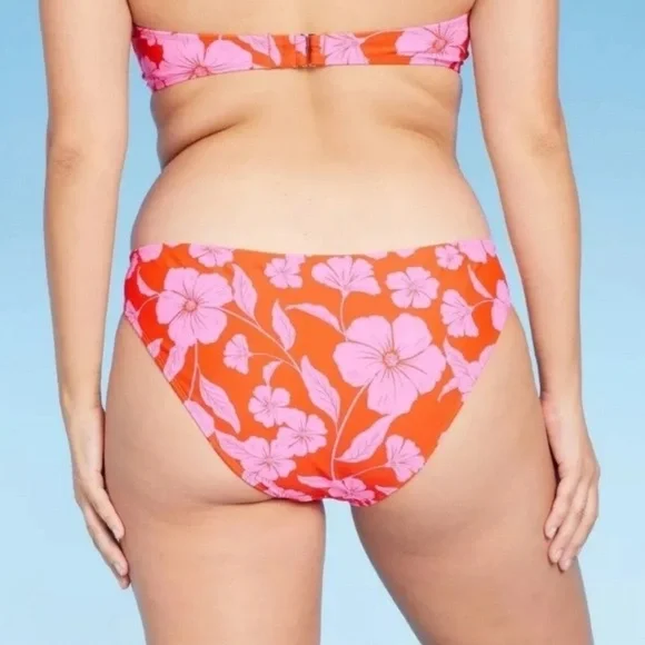 Wild Fable Floral Bikini Bottom Size 3XL Low Rise Cheeky NWT - Picture 2 of 9